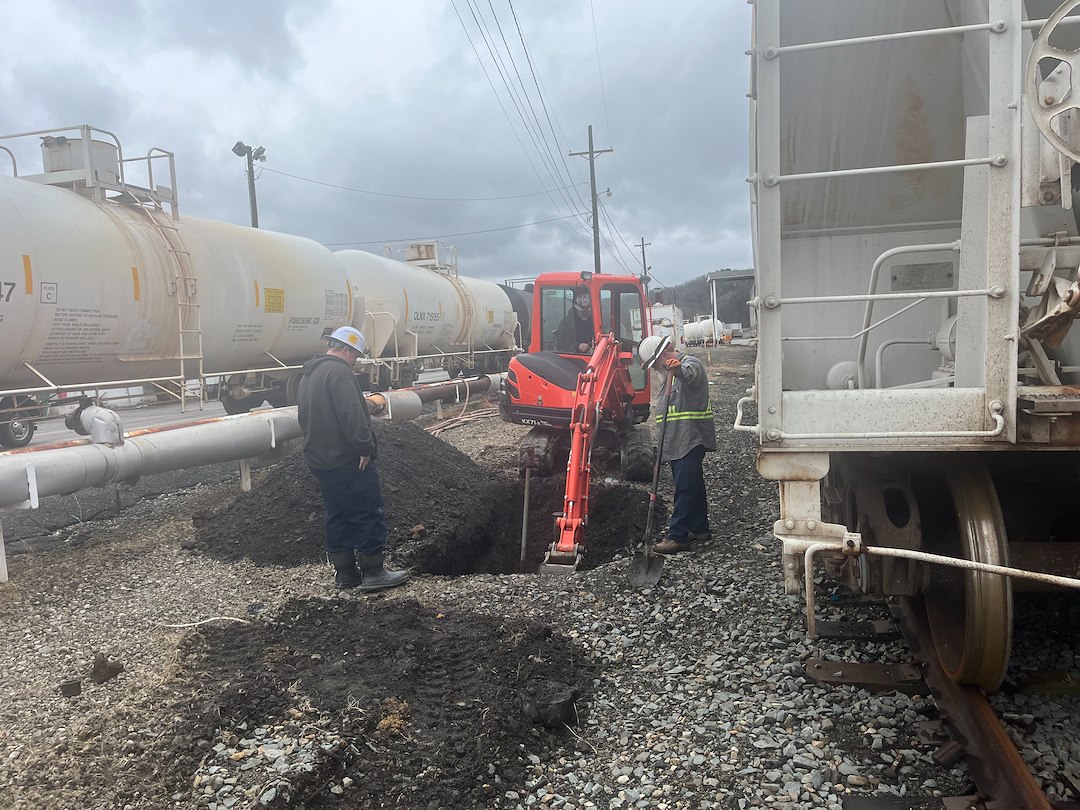 Expert Commercial Water Line Repair at Rail yard in Wheeling, WV