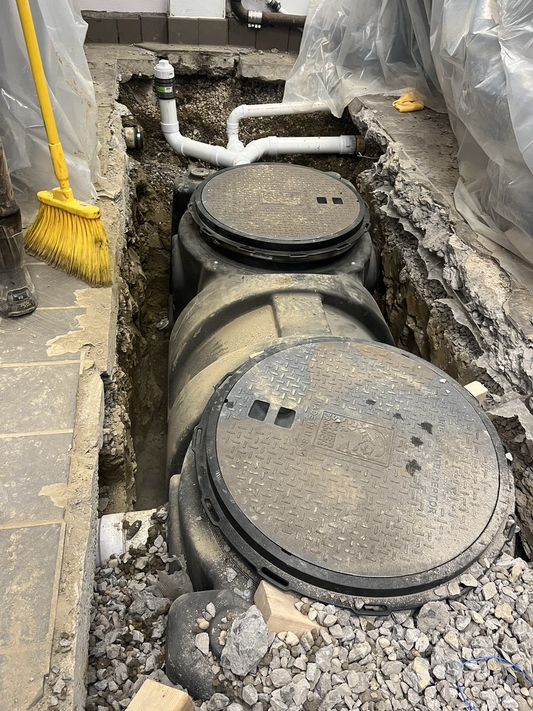 Grease Interceptor Installation in Morgantown, West Virginia